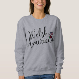 Sudadera Gales Americanos Entwintados Corazones Sweatshirt