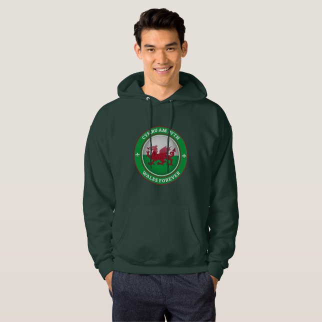 Sudadera Gales para siempre (Anverso completo)