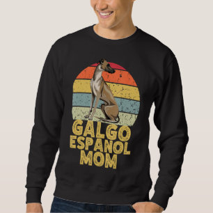 Sudadera Galgo Español Greyhound Mom Retro Style Do