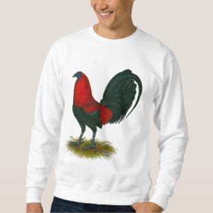 Sudadera Gallero Americano:  Pardo Rojo