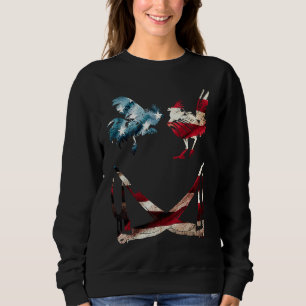 Sudadera Gallero bandera americana espolón gallo de pelea 