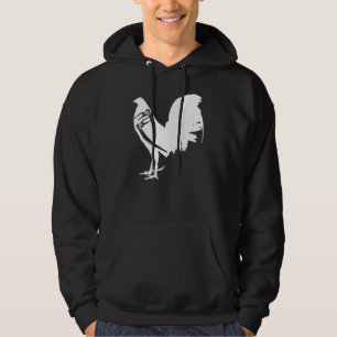 Sudadera Gallero Gallegos Gallo Pollo Blanco