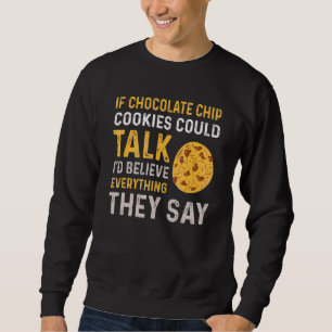Sudadera Galleta De Chocolate Chip Diciendo Galletas De Nav