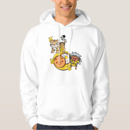 Sudadera Galleta de desayuno Kawaii Tiger, Amanojaku y Luna