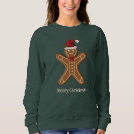 Sudadera Galleta De Jengibre Navideña Con Texto