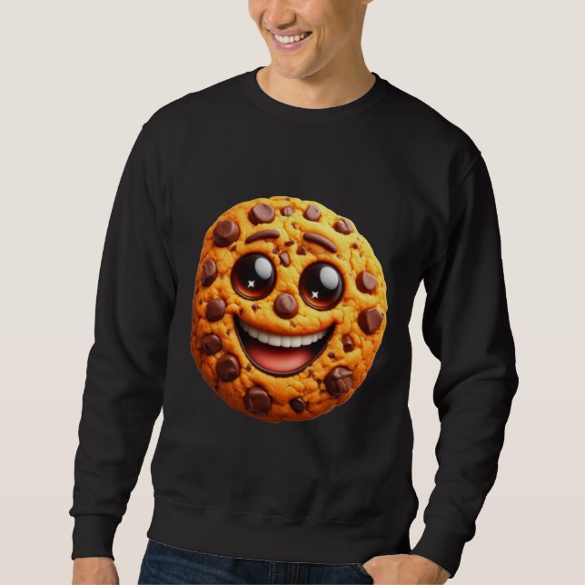 Sudadera Galleta sonriente. (Anverso)