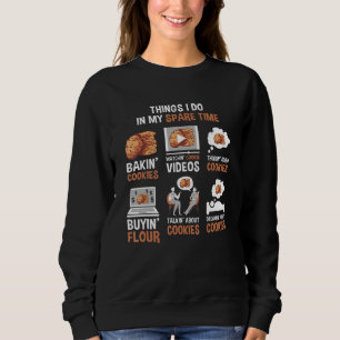 Sudadera Galletas Cosas De Panadería Que Hago En Mi Tiempo 
