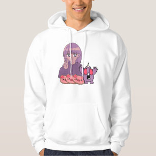 Sudadera Galletas de Cerdo Kawaii y Signo de Paz – Estilo A