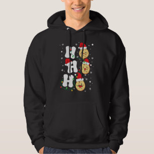 Sudadera Galletas de Navidad Xmas Ho Ho Ho Árbol Sombrero d