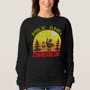 Sudadera Galletas De Navidad Y Leche Que Pongo Para Santa