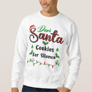 Sudadera Galletas Para Silencio Coincidentes Navidad Querid