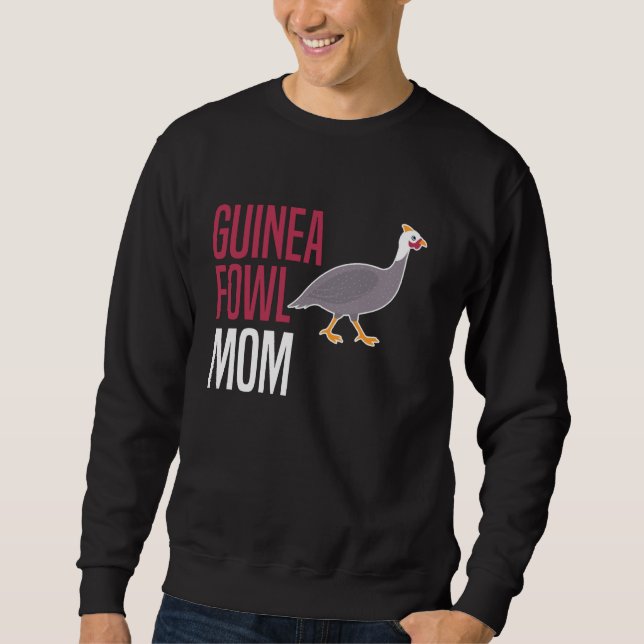 Sudadera Gallina de Guinea Ave Día de la Madre (Anverso)