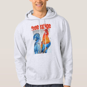 Sudadera Gallo de gallo de agua de pollo de gama libre