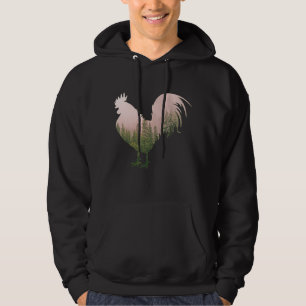 SUDADERA GALLO DE LA NATURALEZA ESTILO BOSQUE