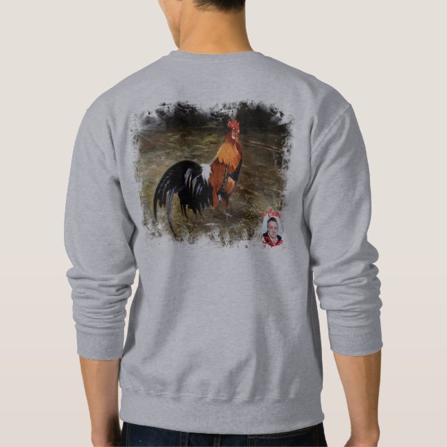 Sudadera Gallo/Galo/Rooster (Reverso)