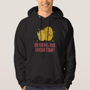 Sudadera Gallo Pollito Granjero Agricultura ¿Abrazaste a tu