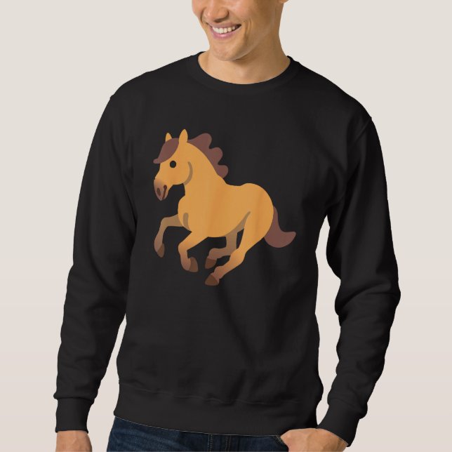 Sudadera Galloping Horse Racehorse Costume (Anverso)