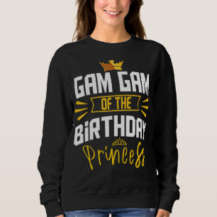 Sudadera Gam Gam De La Princesa De Cumpleaños Fiesta Bday C