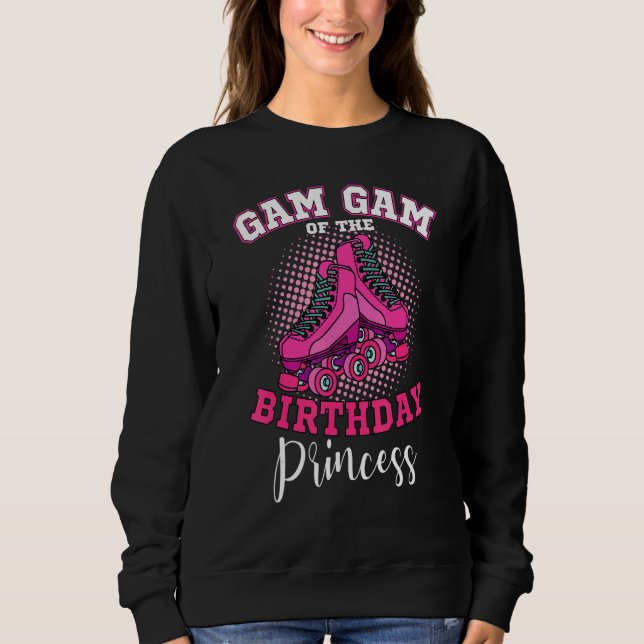 Sudadera Gam Gam De La Princesa De Cumpleaños Skates Ska (Anverso)
