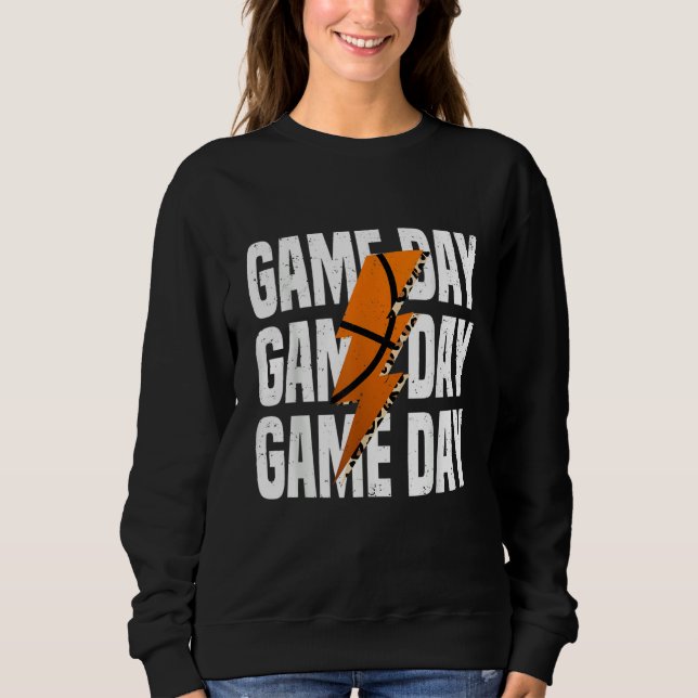 Sudadera Game Day Basketball Leopard Lightning (Anverso)