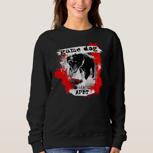 Sudadera Game Dog Apbt American Pitbull Terrier (Anverso)