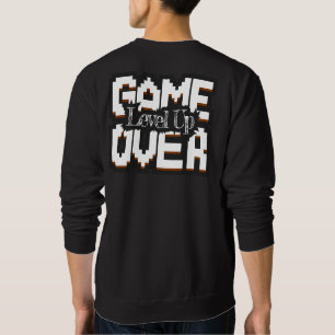 Sudadera Game Over, Level Up: Mundo de Juego Retro Pixelado