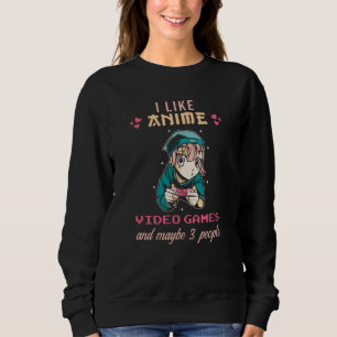 Sudadera Gamer Anime Chica Gift