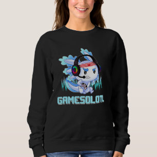 Sudadera Gamer Axolotl Cute Axolotl Gaming Video Gamer Bo