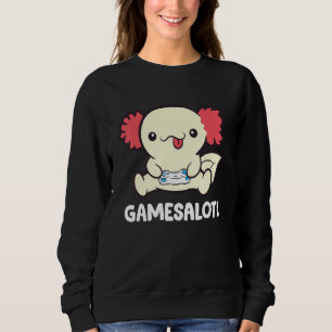 Sudadera Gamer Axolotl Video Gaming Axolotl Gamesalotl