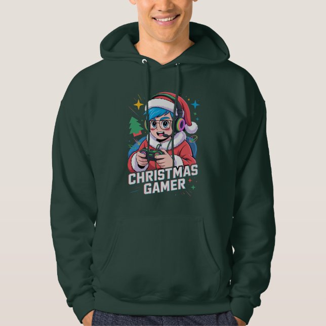 Sudadera Gamer Christmas Gifts Cool Kids Holiday Gamer  (Anverso)