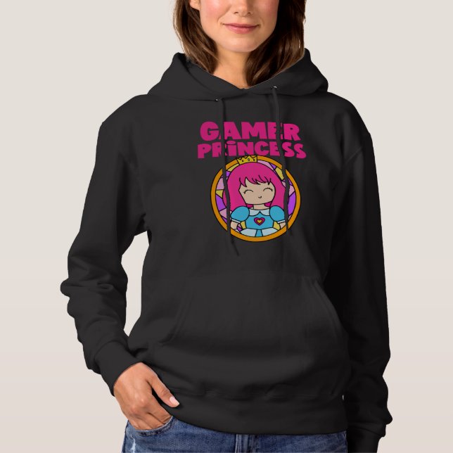 Sudadera Gamer Cute Princess Video Game  For Her (Anverso)