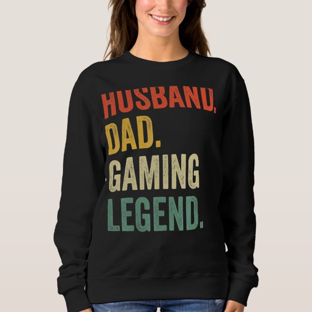 Sudadera Gamer Dad Husband Dad (Anverso)