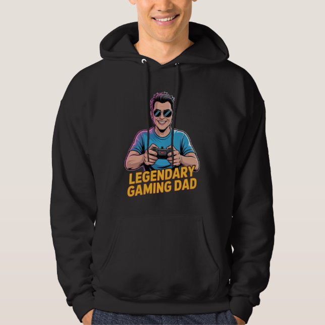 Sudadera Gamer dad tshirt Legendary Gamer Dad (Anverso)