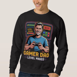 Sudadera Gamer Dad Tshirt Level Maxed for Video Game Lovers