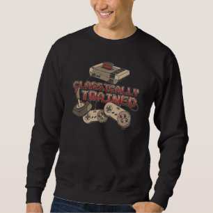 Sudadera Gamer de vídeo clásico con formación clásica