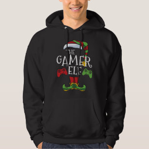 Sudadera Gamer Elf Familia Coincide con Navidades Divertido