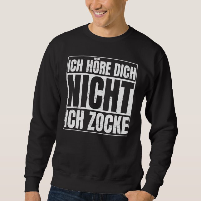 Sudadera Gamer en línea para el equipo loco (Anverso)