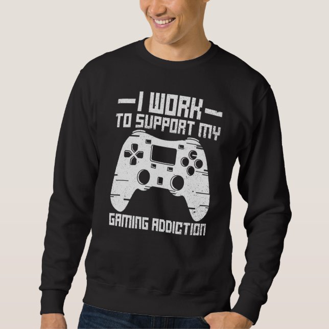 Sudadera Gamer En Línea Para Un Nerd De Controlador (Anverso)