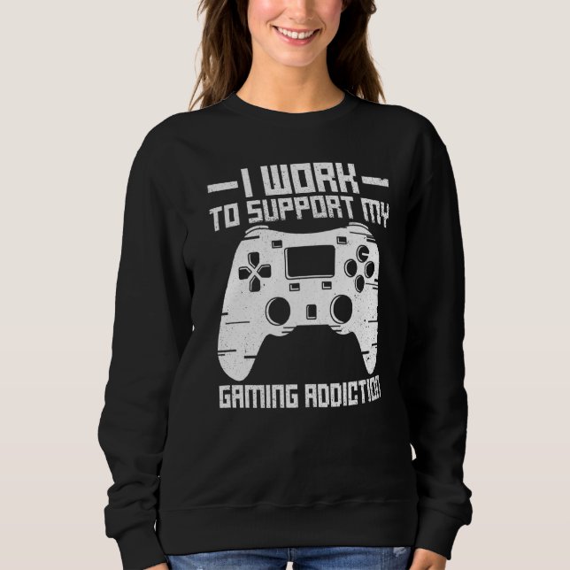 Sudadera Gamer En Línea Para Un Nerd De Controlador (Anverso)