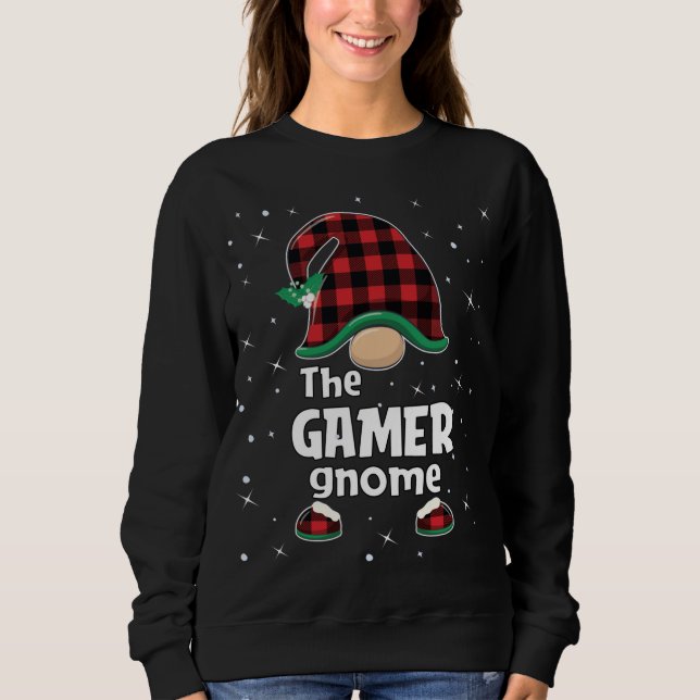 Sudadera Gamer Gnome Buffalo Navidades de correspondencia P (Anverso)
