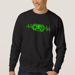 Sudadera Gamer Heartbeat Videojuegos Adolescentes Jaming Bo