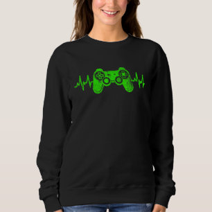 Sudadera Gamer Heartbeat Videojuegos Adolescentes Jaming Bo