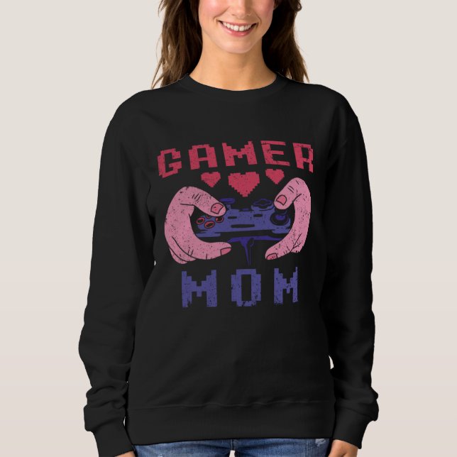 Sudadera Gamer Mom Apparel Womens Video Game (Anverso)