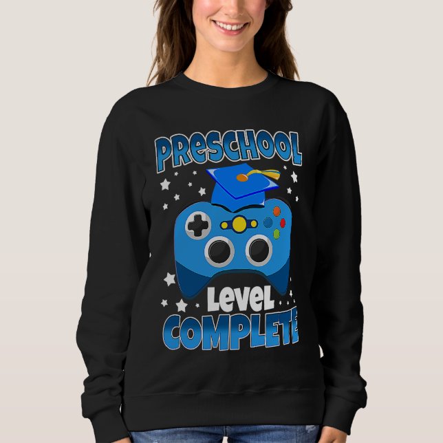 Sudadera Gamer Preschool Level Complete Graduation Girls Bo (Anverso)