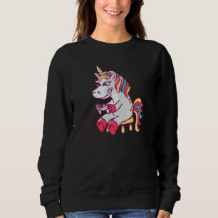 Sudadera Gamer Unicorn Pullover