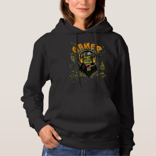 Sudadera Gamer Zombie No Perturba A Los Jugadores Adolescen