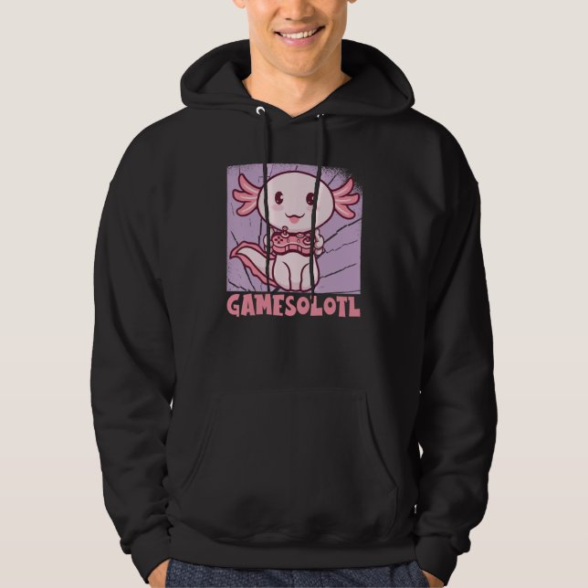 Sudadera Gamesolotl Axolotl Video Game Gaming Gamer Matchin (Anverso)