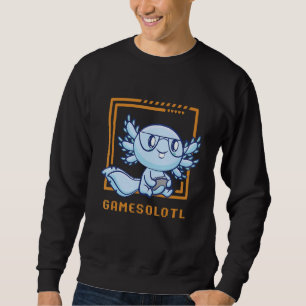 Sudadera Gamesolotl Jugador Axolotl Jugando Videojuegos Cam