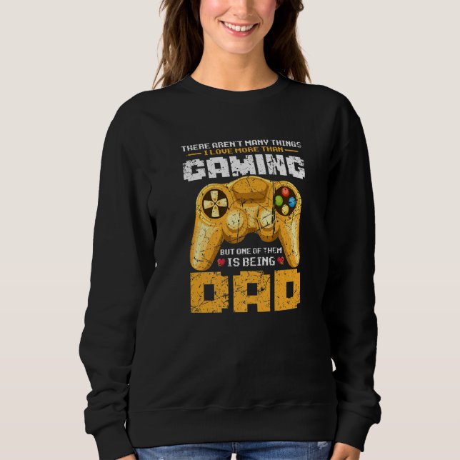 Sudadera Gaming Dad Funny Video Gamer Retro (Anverso)