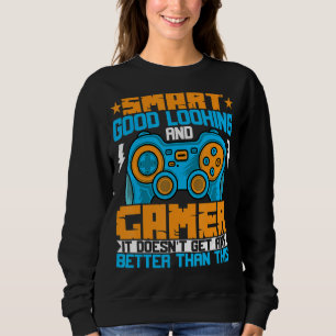 Sudadera Gaming divertido Smart Good look y Gamer Video Ga
